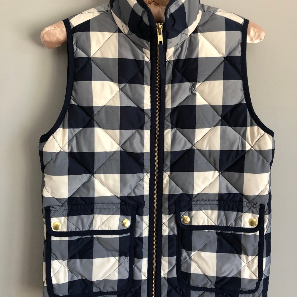 J. Crew Plaid Vest